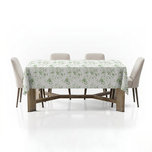 Mantel de Algodón para Comedor, Mantel de Tela Lavable para Cocina, Decoración para Fiestas y Días Festivos - Product Image 1
