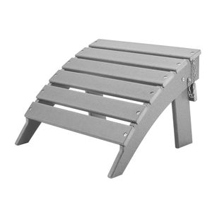 Poggiapiedi Adirondack 16.9L X 18.9W X 13H Pollici in Plastica HDPE Pieghevole Resistente alle Intemperie per Arredo Patio - Product Image 1