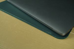 Stylish Soft Genuine <b>Leather</b> Casual Slim <b>Laptop</b> <b>Sleeve</b> with Custom Logo LLS-0092 - Product Image 5