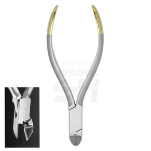Instruments orthodontiques, coupe-fils dentaire en acier inoxydable, pinces pour couper les fils d'arcure durs, adaptés aux appareils dentaires - Product Image 1