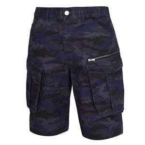 Shorts cargo pour hommes en coton respirant pour l'été, taille élastique, multi-poches, décontractés, pour l'extérieur, OEM - Product Image 5