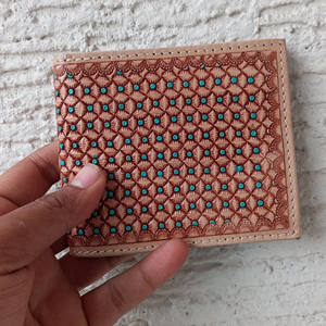 Nouvelle tendance portefeuille en cuir usiné à la main hommes longue fermeture éclair portefeuille Offre Spéciale mode marron couleur porte-monnaie cadeau pour lui - Product Image 3