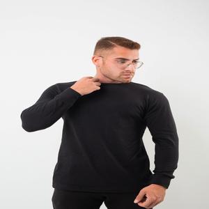 Sudadera Personalizada de Invierno 100% Algodón Jersey, 350 GSM, Cuello Redondo, Estilo Urbano, Lisa, para Impresión Digital, Servicio OEM - Product Image 2