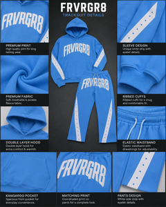 เสื้อฮู้ดสีน้ำเงินสำหรับผู้ชาย Rexfit Sports แขนยาว พิมพ์ลายตัวอักษร สไตล์สตรีทแวร์ มีกระเป๋าข้าง ปิดด้วยเชือกผูก เหมาะสำหรับชุดวอร์ม - Product Image 5