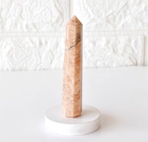 Wholesale Premium Moonstone Obelisk /Tower <b>Crystal</b> <b>Cluster</b> Gemstone Wholesale Healing Tower Point - Product Image 2