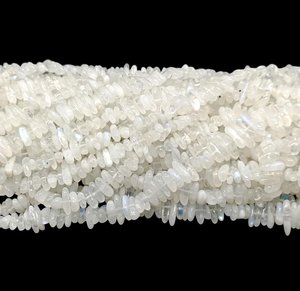 Natural Rainbow Moonstone Smooth Uncut Nugget <b>Beads</b> Strand 5MM Loose Gemstone <b>Beads</b> for Jewelry Making Bracelet Necklace Supply - Product Image 6
