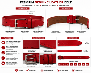Ceinture formelle vintage en cuir de vache noir pour homme DUMELA, boucle carrée en argent, durable, légère, solide, 40 pouces, 1,30 cm - Product Image 5