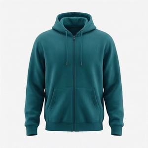 Sudaderas con Capucha de Invierno para Hombre, Corte Regular, Tejidas a Crochet, 2025, Personalizadas, Transpirables, 100% Algodón, Diseño con Bolsillo, Impresión de su Logotipo, Forro Polar - Product Image 1