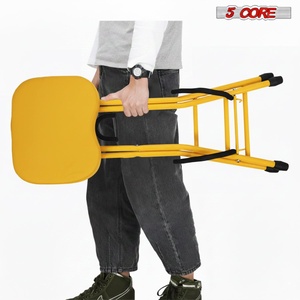 Tabouret de Guitare 5Core, Chaise Rembourrée Pliable de 3,15 po, Siège Musical Robuste avec Repose-Pieds Intégré, Support de Guitare - Product Image 4