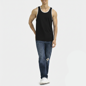 Camisetas sin Mangas para Hombre al por Mayor, de Alta Calidad, con Logotipo Personalizado, Color Sólido, Tallas Grandes, Transpirables, para Gimnasio y Entrenamiento - Product Image 5