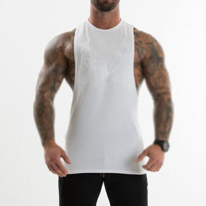 Débardeur de sport pour homme respirant, écologique, à séchage rapide, en polyester/coton, sans manches, pour la musculation - Product Image 5