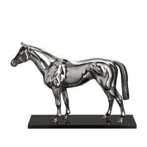 Estatua de Caballo Estribo de Aluminio Hecha a Mano de Primera Calidad para Decoración Moderna de Sala de Estar, Oficina y Vestíbulo de Hotel - Product Image 3