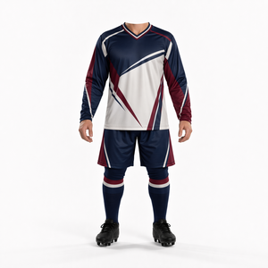 Uniforme de hockey sur glace OEM, vêtements d'équipe personnalisés, jersey respirant en polyester, sublimation, service de production en grandes tailles - Product Image 2