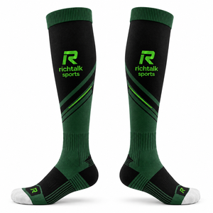 Comfortable <b>High</b> Performance Men's Solid <b>Knee</b> <b>High</b> Summer Sports <b>Socks</b> Breathable Quick Dry Eco-Friendly Soccer Knitted Adults - Product Image 3