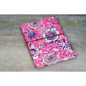 Cuadernos de papel hechos a mano con estampado artesanal, diseño portátil de tela creativa que ofrece diseños artesanales y textura natural. - Product Image 2