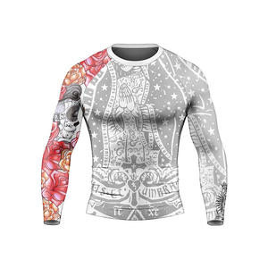 เสื้อยืดออกกำลังกายคุณภาพสูง OEM 2026 แบบรัดรูป พิมพ์ลายตามสั่งสำหรับผู้ชาย ผลิตโดย TRIOTAKE INDUSTRY - Product Image 6