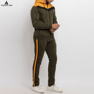 Ensemble de survêtement pour homme de haute qualité, personnalisé, chaud pour l'hiver, respirant, en polaire épaisse, taille plus, avec sweat à capuche zippé et pantalon de jogging - Product Image 5