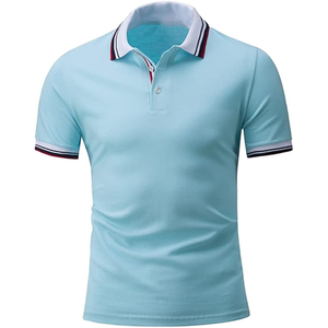 Camiseta Polo de Color Sólido de Fabricación Personalizada, Diseño de Cuello en Contraste, Suministro al por Mayor en Varios Colores - Product Image 6