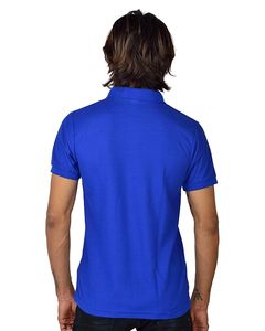 T-shirt tricoté uni tendance pour homme avec logo frontal en coton biologique certifié GOTS et écologique - Product Image 1