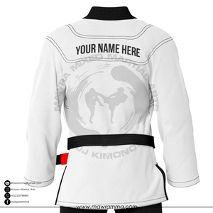 ชุดยูโด BJJ  ผ้าฝ้าย 100% ทอลายเพิร์ลวีฟ  ชุดกิโมโนบราซิลเลียนยิวยิตสู  ชุดศิลปะการต่อสู้  สำหรับทุกเพศ  ชุดฝึกซ้อมระดับมืออาชีพ  พร้อมโลโก้สั่งทำได้ - Product Image 6