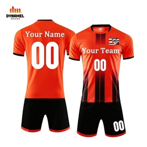 ชุดฟุตบอล DYNAMEL แบบสั่งทำพิเศษ ลายซับลิเมชั่น แขนสั้น แห้งเร็ว สำหรับผู้ชาย สีไล่ระดับ  แบบ unisex สำหรับผู้ใหญ่ - Product Image 2
