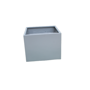 Jardinera Rectangular de FRP, Diseño Minimalista Gris, para Jardín, Flores, Plantas Verdes, Uso en Interiores y Exteriores, Pintada, Resistente - Product Image 4