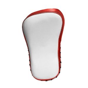 Pad de frappe professionnel incurvé pour Muay Thai, rose et blanc, en cuir PU, pour entraînement MMA, avec logo personnalisé, vente en gros, ensemble - Product Image 6