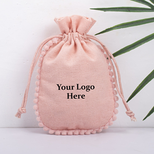 Customisable Organic Double <b>Drawstring</b> Jewelry Packaging Pouch Reusable Gift & Party Favor Potli Bag - Product Image 6