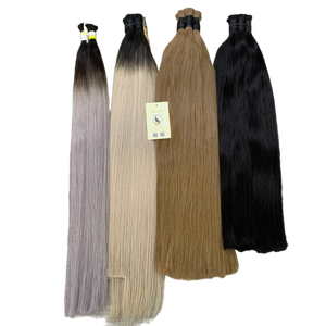 Extensions de cheveux vietnamiens en gros de qualité supérieure Cheveux vierges non transformés Double Drawn Remy Hair Loose Deep Wave Cheveux en vrac Grade a - Product Image 1