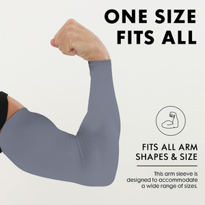 Manchons de compression légers et respirants pour le sport avec logo personnalisé, ajustement élastique, antibactériens, séchage rapide, évacuation de l'humidité - Product Image 4