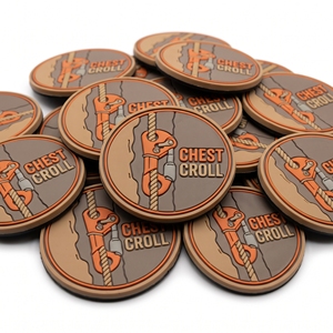Fabricante de Emblemas Personalizados de PVC Blando, Insignias 3D para Linternas de Minero, Parches Redondos de Goma para Iluminación de Espeleología al Aire Libre - Product Image 2