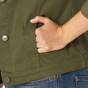 Chaqueta de Mezclilla Ligera y Transpirable de Algodón Tejido para Mujer, Nueva Llegada 2026 - Product Image 5