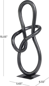 Escultura Decorativa Abstracta Nórdica de Metal de Aluminio, Artesanía Metálica, Estatua Decorativa para el Hogar - Product Image 3