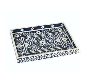 Bandeja con Incrustaciones de Hueso de Excelente Calidad, Mejor Precio, Color Verde, Cuadrada, Decoración para el Hogar y la Cocina, Modelo de la India de la Mejor Calidad - Product Image 6