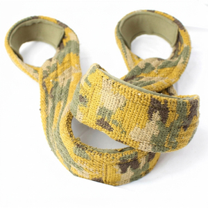 Correas de levantamiento de pesas acolchadas de camuflaje con soporte para muñeca, para entrenamiento de fuerza y powerlifting, unisex - Product Image 1