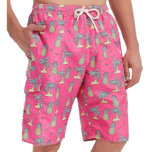 <b>Shorts</b> summer Polyester or <b>Nylon</b> elastic AOP Print Swim <b>Shorts</b> Quick Dry Casual Style Woven Drawstring Waist from Bangladesh - Product Image 5
