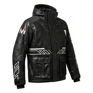 เสื้อแจ็คเก็ตกันลมมีฮู้ด โพลีเอสเตอร์รักษ์โลก พิมพ์โลโก้ได้ตามต้องการ สำหรับทุกเพศ กันน้ำ สไตล์สตรีทแวร์ เสื้อโค้ทกันหนาวแบบทหาร รับผลิตแบบ OEM ODM - Product Image 4