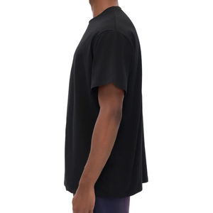 T-shirt à manches courtes en jersey 150 grammes pour homme, style streetwear, basique, léger, col rond, uni, 100% coton, impression personnalisée - Product Image 2