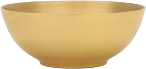 Meilleurs bols ronds en métal plaqué or pour la nourriture, bols de mariage, bols de cuisine, bols modernes classiques écologiques en métal pour fruits et aliments, bols ménagers - Product Image 2