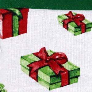 Beautiful Christmas Printed Design 100% Cotton <b>Oven</b> Mitts High-Temperature <b>Gloves</b> for Kitchen and <b>Oven</b> Use. - Product Image 4