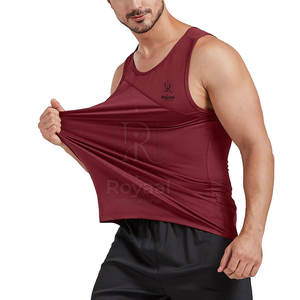 Camiseta sin mangas para hombre, estilo moderno, de algodón, para gimnasio y fitness, de alta calidad, gran venta. - Product Image 4