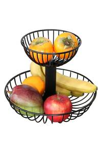 Nouvelle Tendance Panier en Fil Métallique pour Fruits et Légumes, Support pour Pommes, Fruits et Bananes, Organisateur de Cuisine - Product Image 4