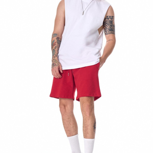 <b>Men's</b> <b>Red</b> Canvas <b>Shorts</b> Eco-Friendly Vintage Quick Dry Breathable Casual Sport Wear - Product Image 2