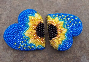 Broderie artisanale tribale aztèque abstraite en coton léger perlé pour les occasions festives par MULTI CRAFT - Product Image 2