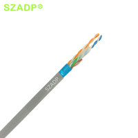 Câble Ethernet blindé FTP Cat6 extérieur/intérieur 23AWG 4 paires avec gaine PE/PVC pour système de caméra de sécurité PoE