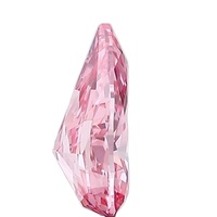 Avina Jewels Diamant de laboratoire fantaisie vif certifié IGI, taille poire 0,62 ct, percé au laser OMN-P471 pour la fabrication de bijoux