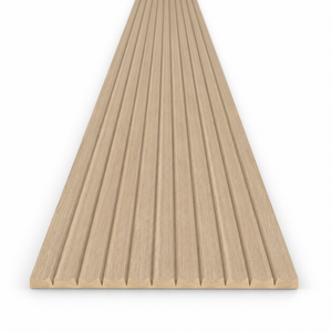 Paneles de Pared Flexibles de Madera Maciza Modernos con Diseño de Rayas 3D para Decoración de Interiores, Estilo Contemporáneo para Almacenes y Baños - Product Image 1