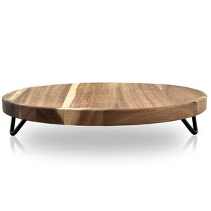 Dessert Serving Mango Tray with Metal <b>Legs</b> Dessert Serveware for Special Occasions Home and Dinning Usage in Restaurant Cafes - Product Image 6