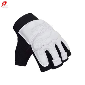 Gants de MMA en cuir PU 12 oz avec logo personnalisé, à doigts ouverts, respirants, séchage rapide, coupe-vent, fermeture auto-agrippante pour la boxe et le sparring - Product Image 2