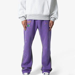 Custom Logo Y2K Sweatpants <b>Men</b> Streetwear Oversized Heavy Cotton <b>Joggers</b> Baggy Fit <b>Fleece</b> <b>Lined</b> Custom Printed Pants - Product Image 1